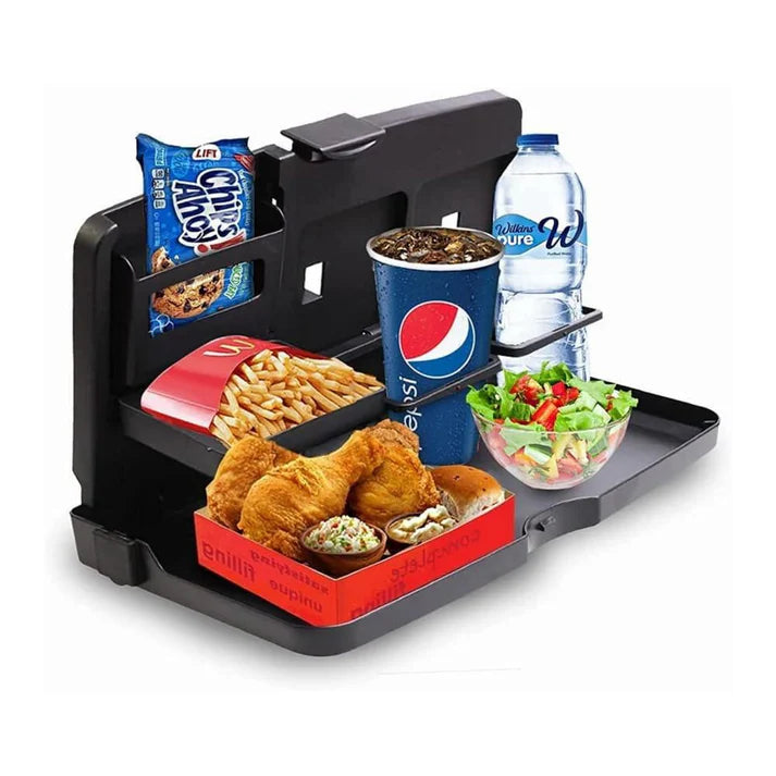 TravelEase™ Car Travel Foldable Dining Food Tray