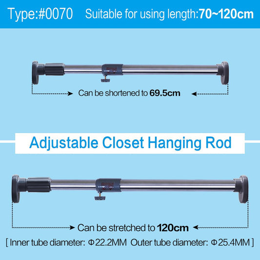 FlexiHang™ Closet Hanging Pole